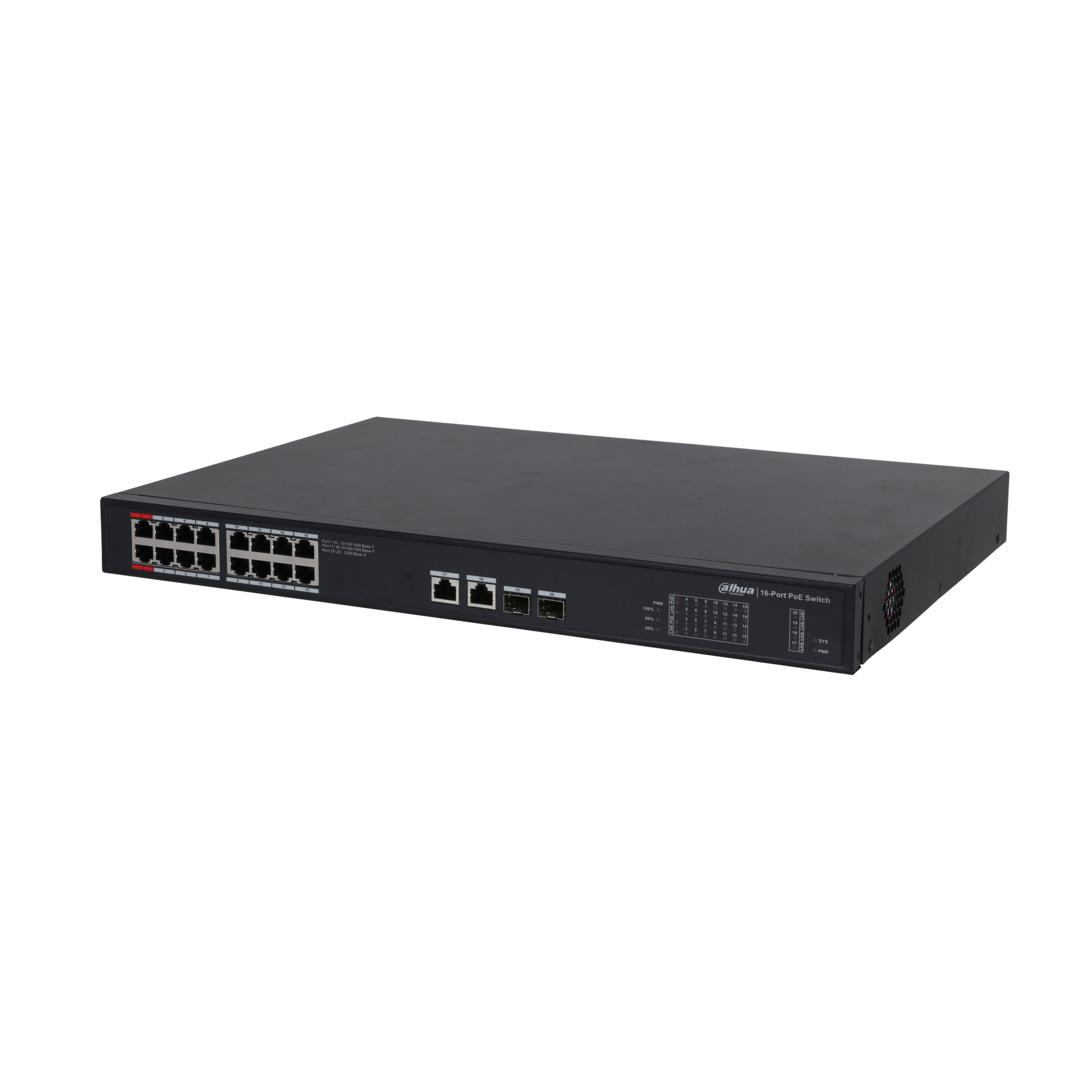 20 port yönetilen Cloud gigabit Switch